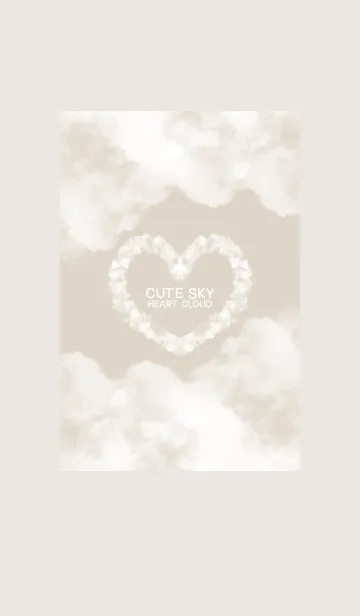 [LINE着せ替え] Cute Sky Heart Cloud 7の画像1