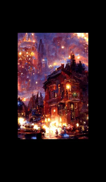 [LINE着せ替え] クリスマスの街 #5_9。の画像1