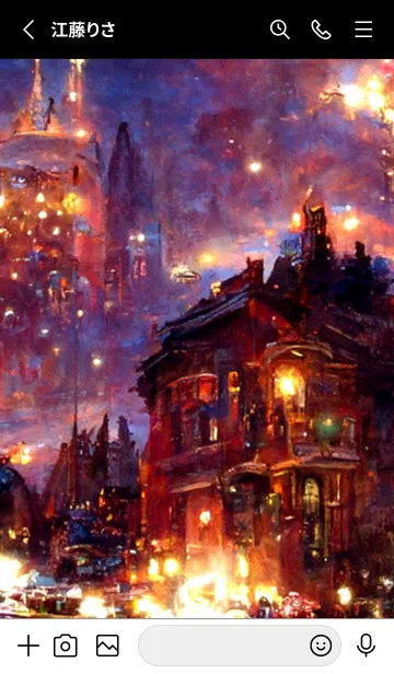 [LINE着せ替え] クリスマスの街 #5_9。の画像2