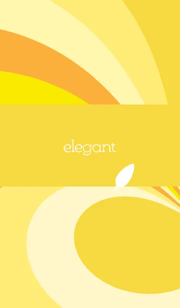 [LINE着せ替え] エレガントな着せ替え 黄色の画像1