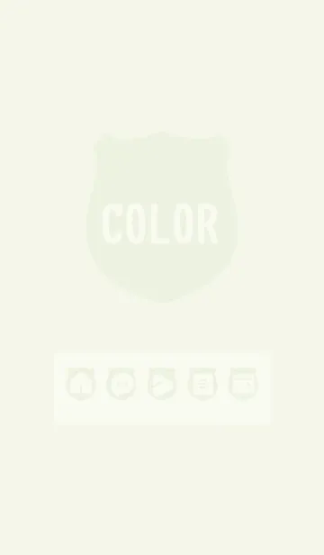 [LINE着せ替え] green color V03の画像1