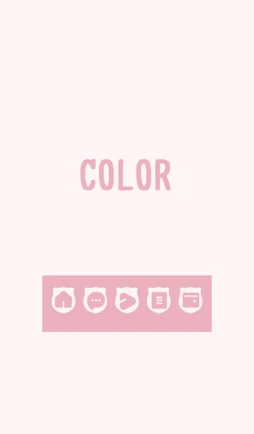 [LINE着せ替え] pink color V05の画像1