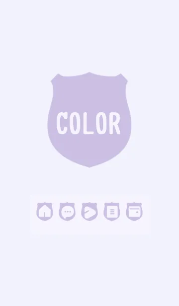 [LINE着せ替え] purple color V04の画像1