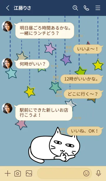 [LINE着せ替え] まいにち、ねこさま5の画像3