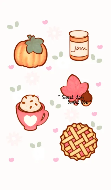 [LINE着せ替え] Lovely pumpkin pie 3の画像1