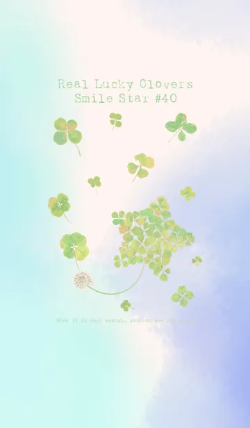 [LINE着せ替え] 本物ラッキークローバーズ Smile Star #40の画像1