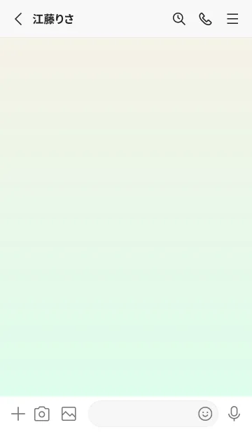 [LINE着せ替え] リネン★パステルグリーン1.TKCの画像2