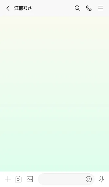 [LINE着せ替え] フローラルホワイト★パステルグリーン1TKCの画像2