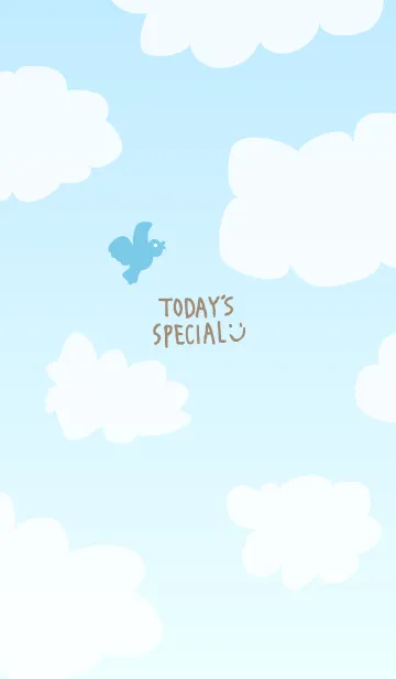 [LINE着せ替え] 幸せの青い鳥 空20の画像1