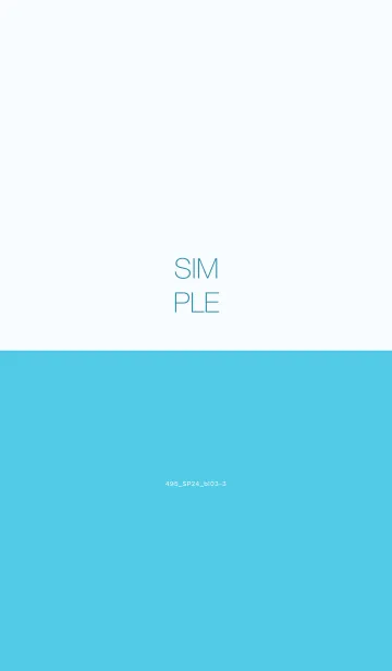 [LINE着せ替え] 495_24_ブルー3-3の画像1