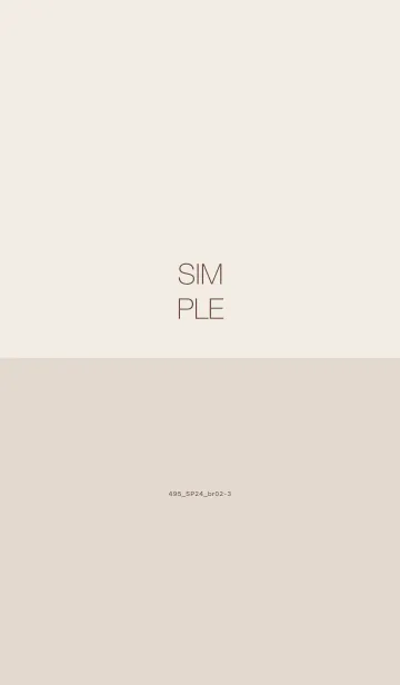 [LINE着せ替え] 495_24_ブラウン2-3の画像1