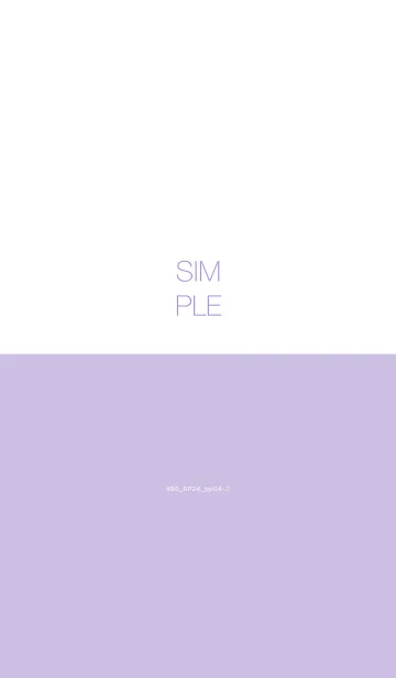 [LINE着せ替え] 495_24_パープル4-3の画像1