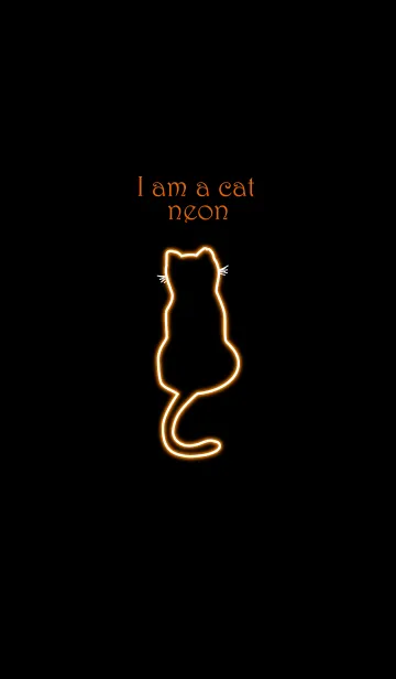 [LINE着せ替え] I am a cat neon 28の画像1