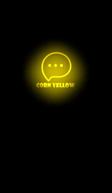 [LINE着せ替え] Corn Yellow Neon Theme V3 (JP)の画像1