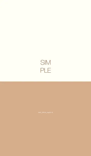 [LINE着せ替え] 495_24_ベージュ2-6の画像1