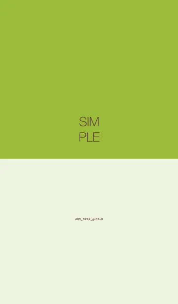 [LINE着せ替え] 495_24_グリーン3-6の画像1