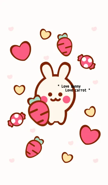 [LINE着せ替え] Little bunny & sweetsの画像1