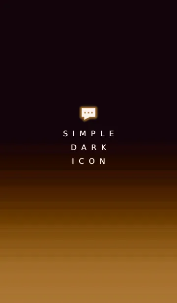 [LINE着せ替え] シンプル ダーク アイコン 62の画像1