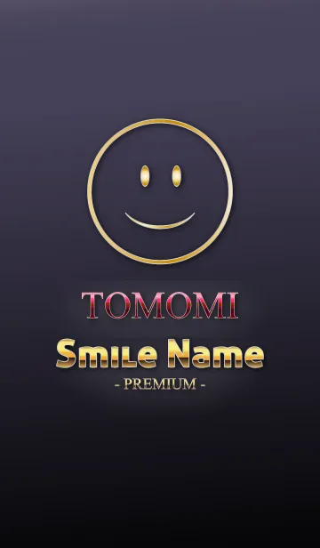 [LINE着せ替え] Smile Name Premium ともみの画像1