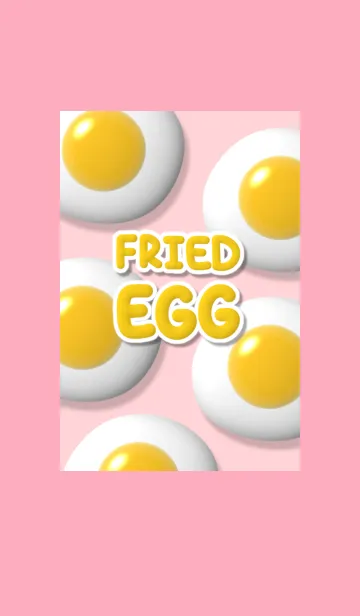 [LINE着せ替え] Cute Egg - Fried Egg 3の画像1