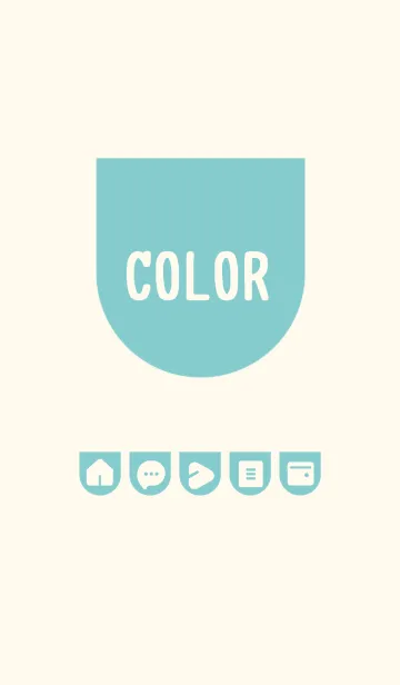 [LINE着せ替え] beige color W04の画像1