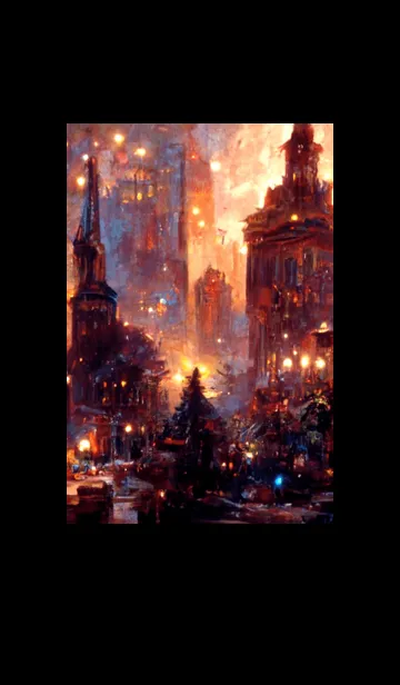 [LINE着せ替え] クリスマスの街並み #2_28。の画像1