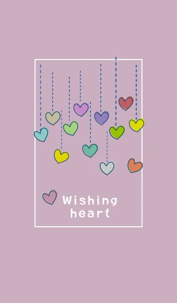 [LINE着せ替え] Wishing heartの画像1