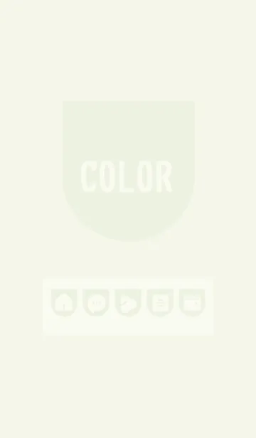 [LINE着せ替え] green color W03の画像1