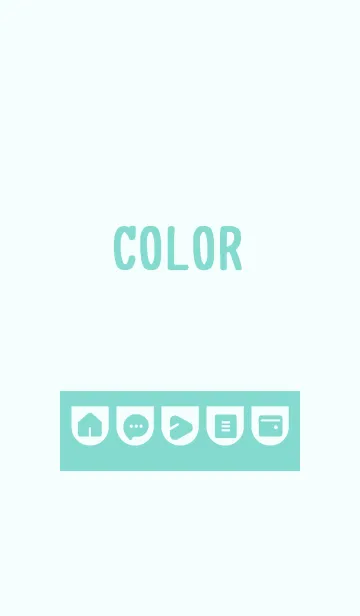 [LINE着せ替え] green color W08の画像1