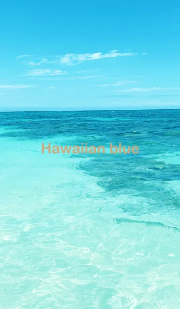 [LINE着せ替え] Hawaiian blue 22の画像1