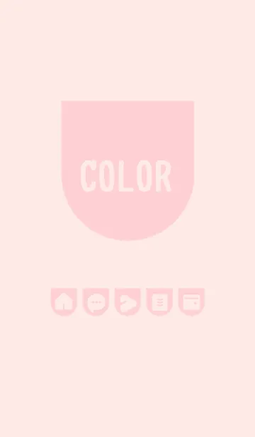 [LINE着せ替え] pink color W02の画像1