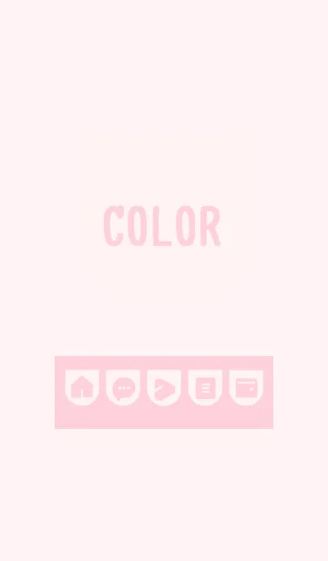 [LINE着せ替え] pink color W03の画像1