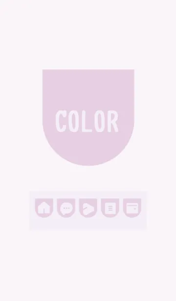 [LINE着せ替え] purple color W03の画像1