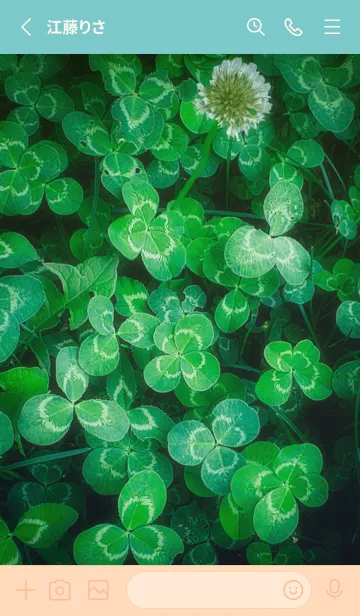 [LINE着せ替え] 本物ラッキークローバーズ #37の画像2