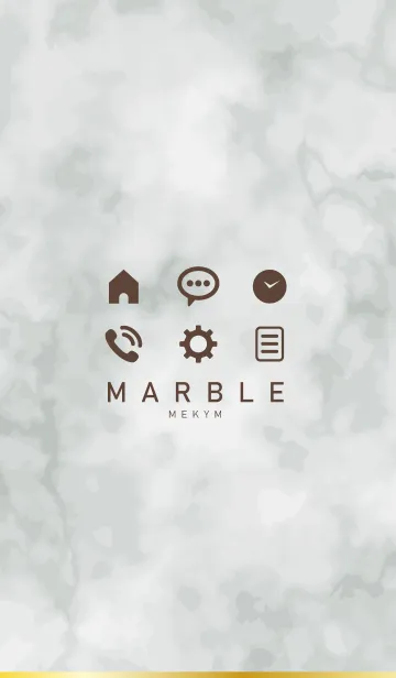 [LINE着せ替え] Marble / SIMPLE ICON 12の画像1