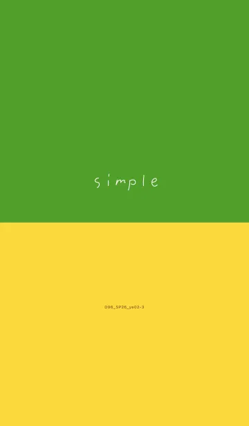 [LINE着せ替え] D96_26_イエロー2-3の画像1