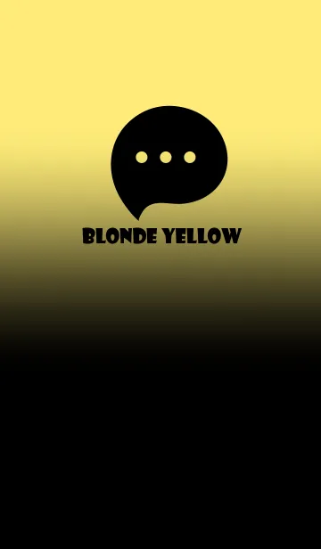 [LINE着せ替え] Black & Blonde Yellow Theme V3 (JP)の画像1