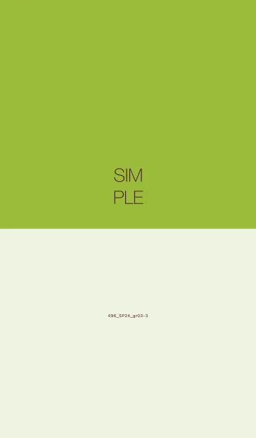 [LINE着せ替え] 496_24_グリーン3-3の画像1