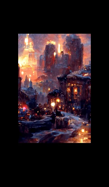 [LINE着せ替え] クリスマスの街並み #2_11。の画像1