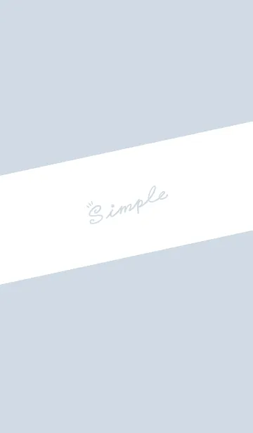[LINE着せ替え] Simple Lines-grey blue. white Jの画像1