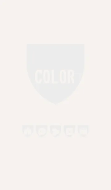 [LINE着せ替え] beige color X01の画像1