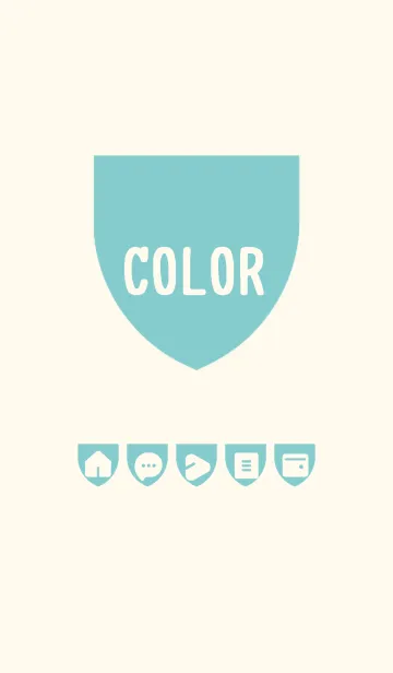 [LINE着せ替え] beige color X04の画像1