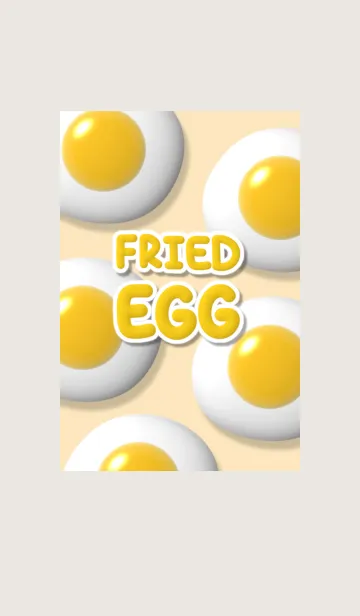 [LINE着せ替え] Cute Egg - Fried Egg 4の画像1