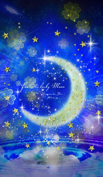 [LINE着せ替え] 運気を引き寄せる三日月#の画像1