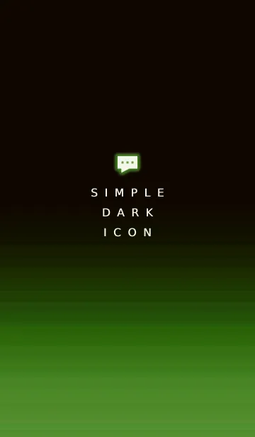 [LINE着せ替え] シンプル ダーク アイコン 64の画像1
