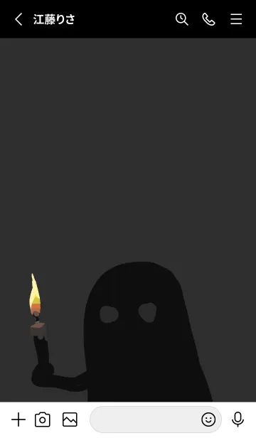 [LINE着せ替え] キャンドルゴーストの画像2