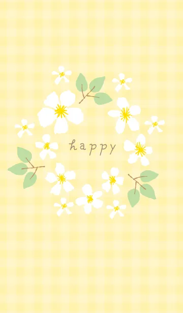 [LINE着せ替え] かわいい花輪18の画像1