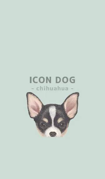 [LINE着せ替え] ICON DOG - チワワ - PASTEL GR/03の画像1