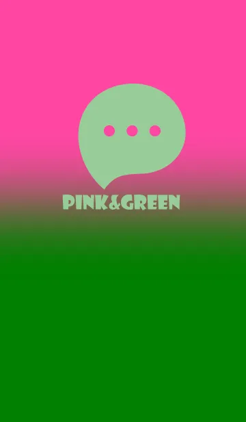 [LINE着せ替え] Green & Pink  V3 (JP)の画像1