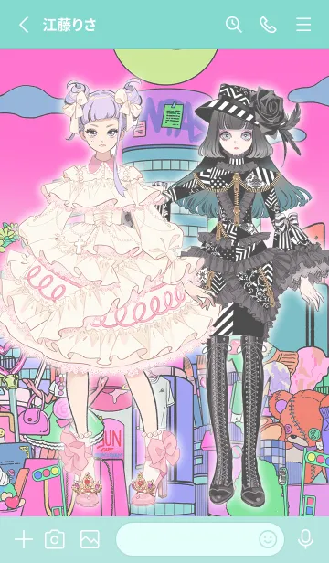 [LINE着せ替え] オリジナルアニメ「Artiswitch」#04ver.の画像2